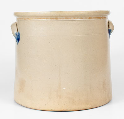 4 Gal. COWDEN & WILCOX / HARRISBURG, PA Stoneware Crock w/ Elaborate Floral Decoration