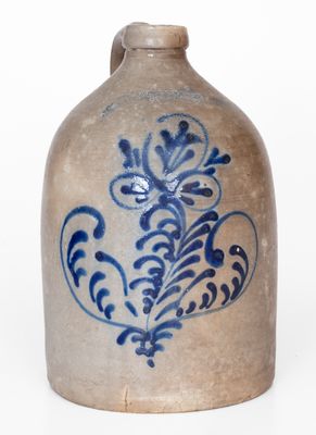 S.D. KELLOGG / WHATELY, Massachusetts Stoneware Jug, c1851-53