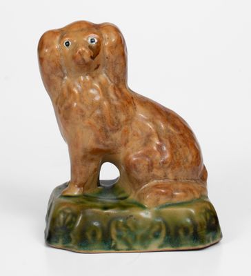 Unusual E. HOUGHTON & CO. / DALTON, OHIO Stoneware Spaniel