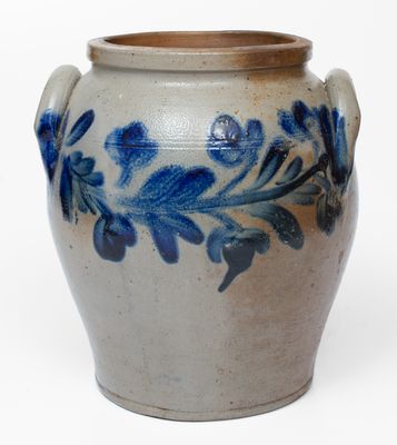 2 Gal. attrib. att. Henry Remmey Jr., Philadelphia, PA Stoneware Jar, c1840