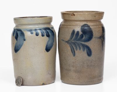 Lot of Two: Remmey, Philadelphia, PA Small-Sized Stoneware Jars