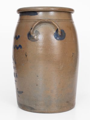 6 Gal. R. T. WILLIAMS / NEW GENEVA, PA Stoneware Jar