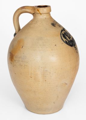 3 Gal. CLARK & FOX / ATHENS, NY Stoneware Jug Dated 