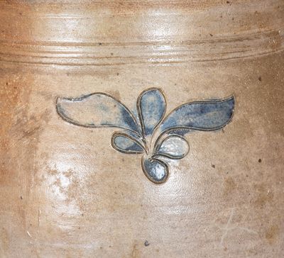 Scarce P. CROSS / HARTFORD Stoneware Jar w/ Incised Decoration