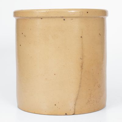 4 Gal. RED WING STONEWARE CO. Crock w/ Leaf Decoration