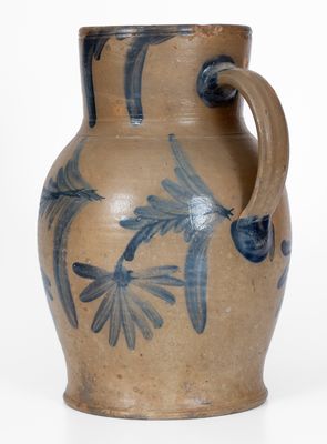 2 Gal. Philadelphia, PA Stoneware Pitcher w/ Floral Decoration