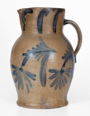 2 Gal. Philadelphia, PA Stoneware Pitcher w/ Floral Decoration