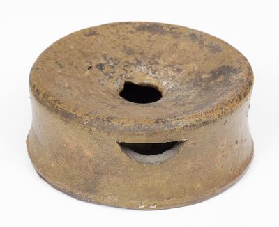 Extremely Rare "Ella Fairfax / ALEXA VA" Stoneware Spittoon,Wilkes Street Pottery, Alexandria