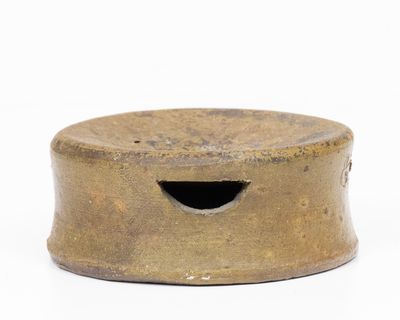 Extremely Rare "Ella Fairfax / ALEXA VA" Stoneware Spittoon,Wilkes Street Pottery, Alexandria