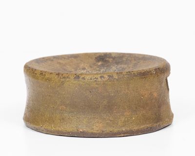 Extremely Rare "Ella Fairfax / ALEXA VA" Stoneware Spittoon,Wilkes Street Pottery, Alexandria