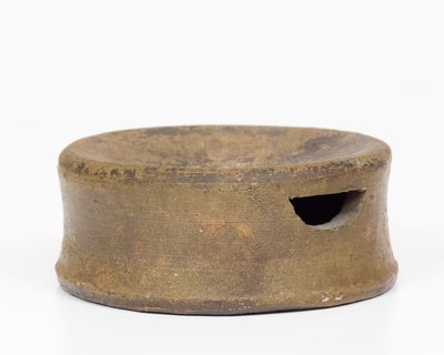 Extremely Rare "Ella Fairfax / ALEXA VA" Stoneware Spittoon,Wilkes Street Pottery, Alexandria