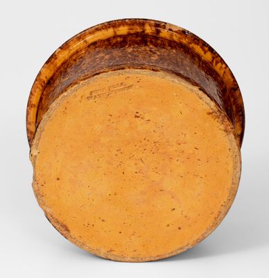 JOHN BELL / WAYNESBORO  Redware Spittoon, circa 1850-80