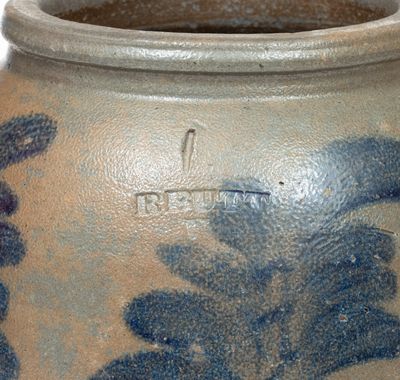 Scarce R BUTT / W (Richard Butt, Washington, D.C.) Stoneware Jar