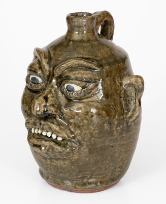 Lanier Meaders (Cleveland, GA) Face Jug, circa 1985