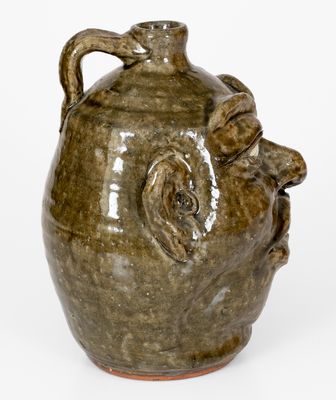 Lanier Meaders (Cleveland, GA) Face Jug, circa 1985