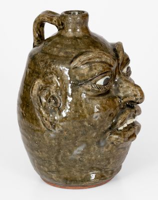 Lanier Meaders (Cleveland, GA) Face Jug, circa 1985