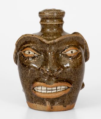 Michel Bayne Edgefield-Style Face Jug