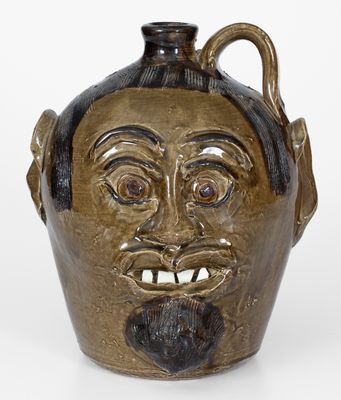 Early Bobby Ferguson Face Jug, circa 1980