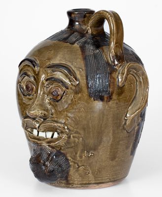 Early Bobby Ferguson Face Jug, circa 1980