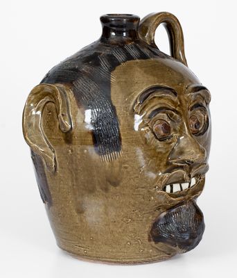 Early Bobby Ferguson Face Jug, circa 1980