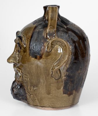 Early Bobby Ferguson Face Jug, circa 1980