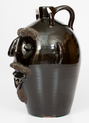 Evan Javan Brown, Sr. Devil Face Jug, circa 1985