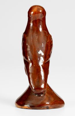 Rare Glazed attrib. John Bell (Waynesboro, PA) Redware Figure of a Bird