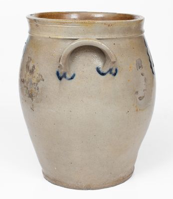 Rare 1812 Stoneware Jar attributed to Howe and Clark, Athens, New York