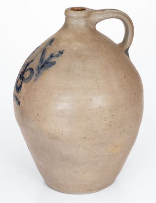 Fine Two-Gallon Northeastern Incised Bird Jug, probably Troy, New York