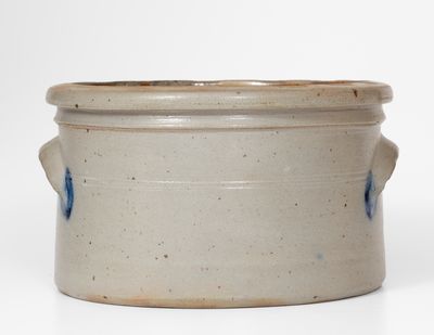 D.P. SHENFELDER / READING, PA One-Gallon Stoneware Butter Crock