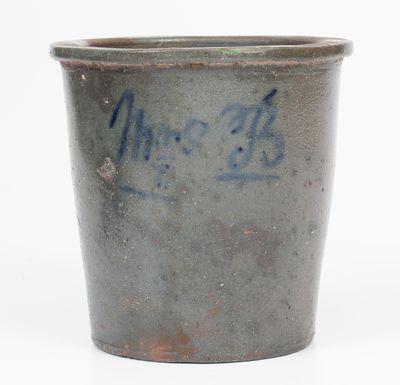 Very Rare Stoneware Presentation Flowerpot, Inscribed 