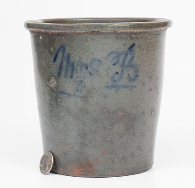 Very Rare Stoneware Presentation Flowerpot, Inscribed 