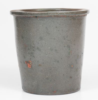 Very Rare Stoneware Presentation Flowerpot, Inscribed 