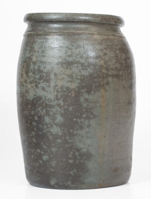 PALATINE POTTERY Co. / PALATINE. / W. VA Stoneware Jar w/ Stenciled Horse