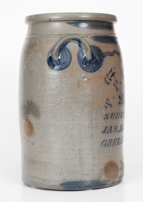 T.F. REPPERT / SUCCESSOR TO / JAS. HAMILTON & CO / GREENSBORO, PA Stoneware Jar