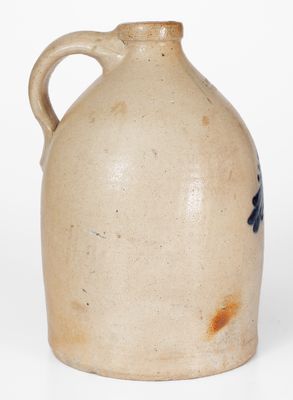 One-Gallon J. & E. NORTON / BENNINGTON, VT Stoneware Bird Jug