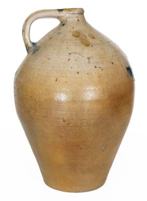 Albany, New York Stoneware Jug w/ Incised Daisy Decoration, circa 1815