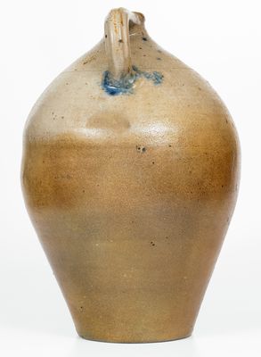 Albany, New York Stoneware Jug w/ Incised Daisy Decoration, circa 1815