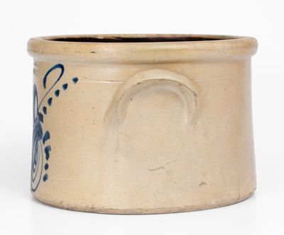 F.B. NORTON & CO / WORCESTER, MASS One-and-a-Half-Gallon Stoneware Cake Crock