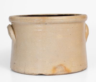 F.B. NORTON & CO / WORCESTER, MASS One-and-a-Half-Gallon Stoneware Cake Crock