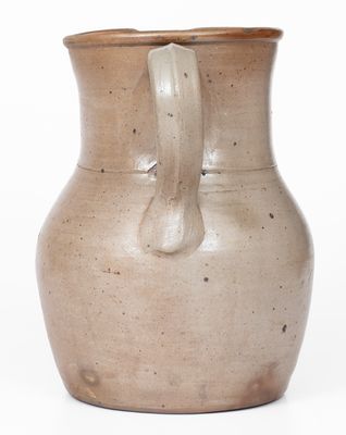 One-and-a-Half-Gallon Stoneware Pitcher w/ Cobalt Wreath Decoration, Northeastern U.S.