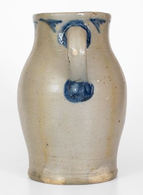 Two-Gallon Stoneware Pitcher w/ Cobalt Floral Decoration, attrib. Richard C. Remmey, Philadelphia