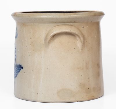 Two-Gallon BURGER & LANG / ROCHESTER N.Y. Stoneware Crock, 1867-77