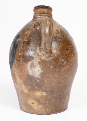 Small-Sized Stoneware Jug w/ Cobalt Swag Decoration, American, circa 1825