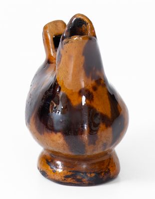 Glazed Redware Bird Whistle, probably Pennsylvania, 19th century