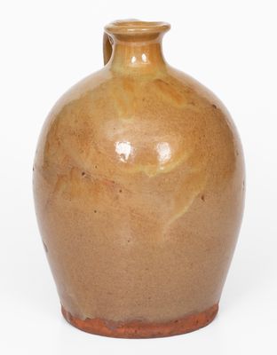 Glazed New England Redware Jug, early to mid 19th century