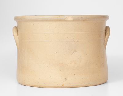 One-and-a-Half-Gallon J NORTON & CO / BENNINGTON, VT Cake Crock w/ Bird Decoration