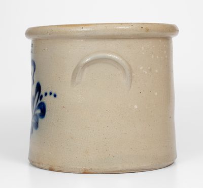 Two-Gallon F.B. NORTON & CO. / WORCESTER, MASS. Stoneware Parrot Crock