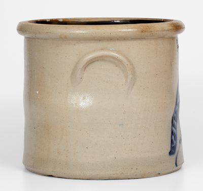 Two-Gallon F.B. NORTON & CO. / WORCESTER, MASS. Stoneware Parrot Crock