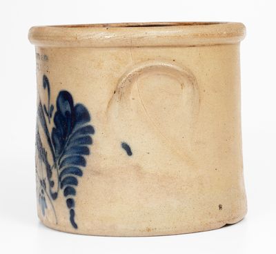 Scarce F.B. NORTON & CO / WORCESTER, MASS. Stoneware Parrot Crock, 1858-77